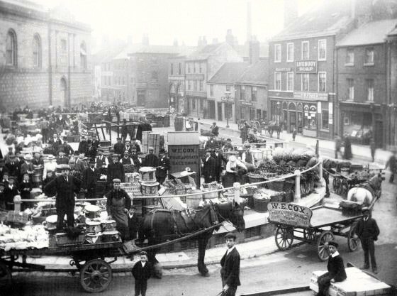 Old Doncaster: Doncaster Market Place